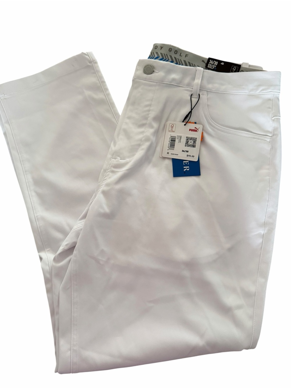 Puma Men's White Golf Pants